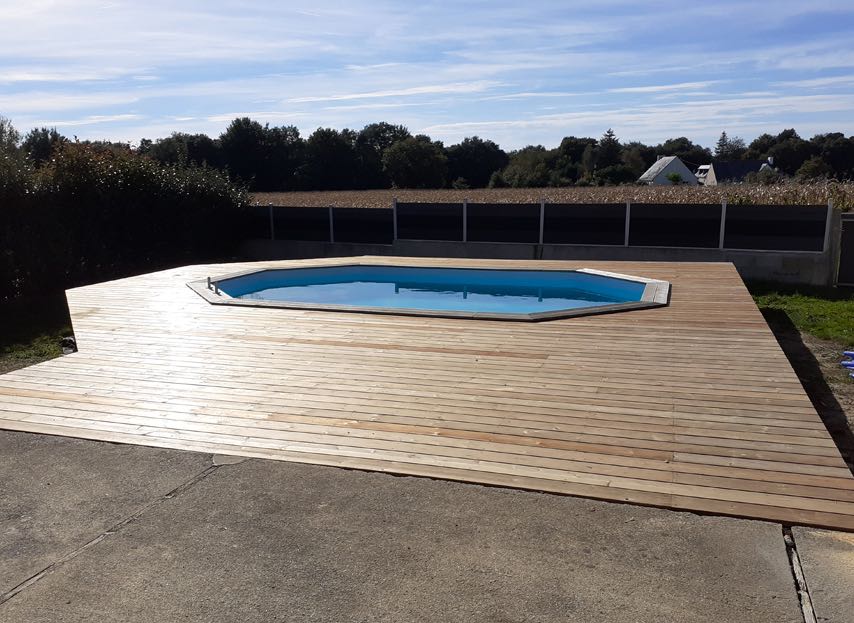 Pose terrasse bois Gestel