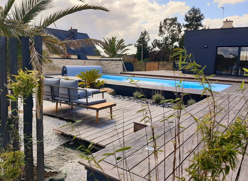 Pose terrasse bois Gestel